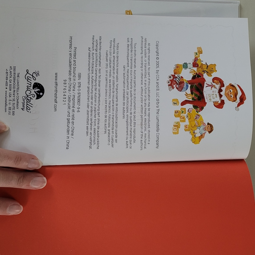 The Elf In The Shelf book by Aebersold & Bell illustrated by Coe Steinwart 2005 - Picture 5 of 8